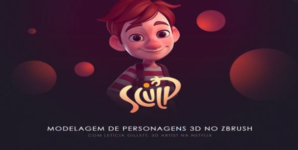 Modelagem de Personagens 3D no ZBrush - marketing digital