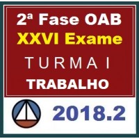 CURSO DE DIREITO DO TRABALHO PARA OAB 2ª FASE – XXVI EXAME DE ORDEM UNIFICADO – PROFESSORES: ARYANNA LINHARES RAFAEL TONASSI E RENATO SARAIVA – TURMA I – CERS 2018.2